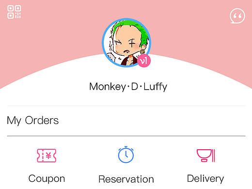 吃貨福利app青春款（個(gè)人主頁(yè)-ZMjM0MDc4Mjg=） - APP界面 - 站酷設(shè)計(jì)師兇猛的餓魚(yú)原創(chuàng)素材 - 站酷ZCOOL