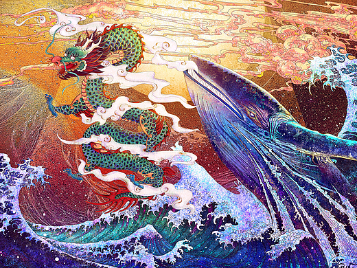 龙之九子设定插画