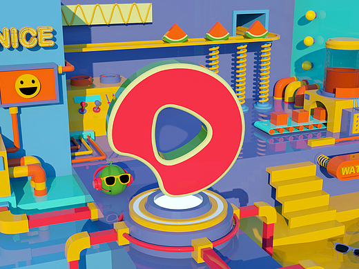 西瓜工廠，生產(chǎn)快樂（個(gè)人主頁-ZMzEwNDE5MjA=） - 圖案 - 站酷設(shè)計(jì)師正在玩游戲的狗子原創(chuàng)素材 - 站酷ZCOOL