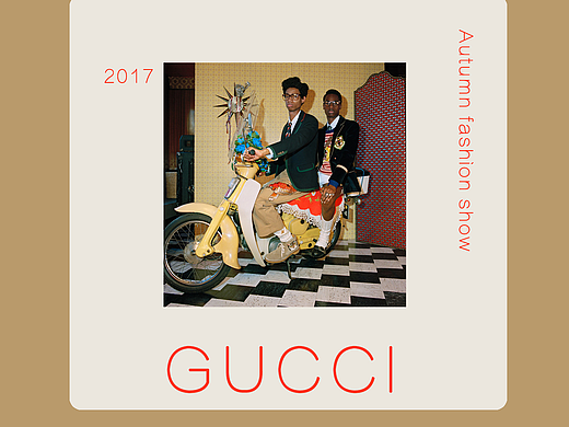 GUCCI平面海报