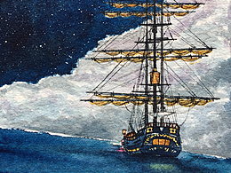 每夜星辰 150 帆船