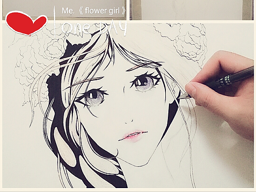 女孩+花，美美哒公主