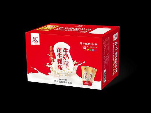 花生颗粒牛奶