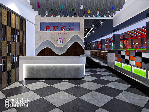 郑州自助餐厅设计-牛排自助餐厅设计-巴萨奴纳牛排自助