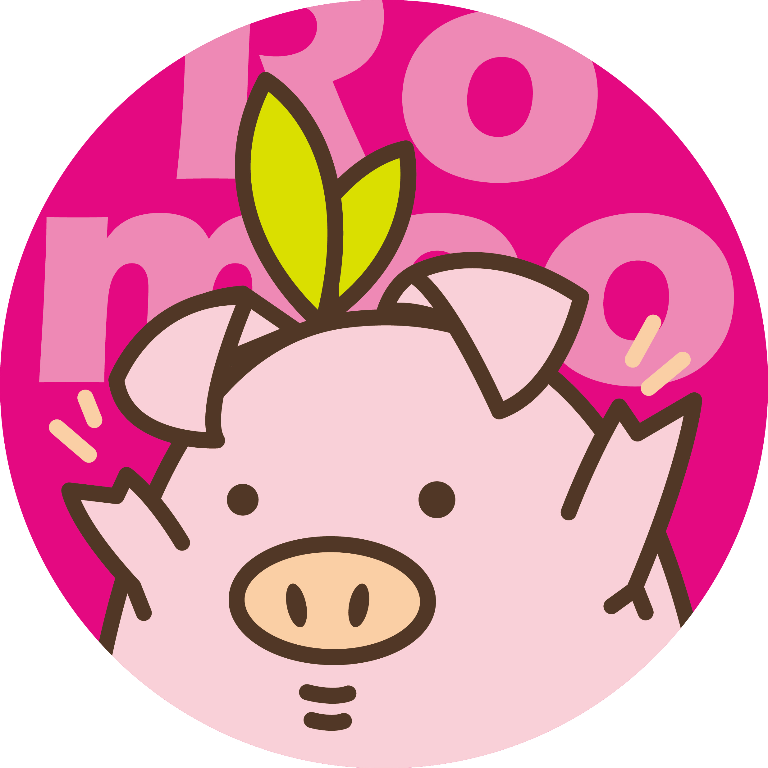 ip形象猪丽表情包设计 猪 可爱IP定制衍生品产品设计_阿茹生肖IP-站酷ZCOOL