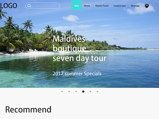 境外旅游网站设计