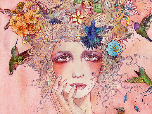 《玄幻类插画》