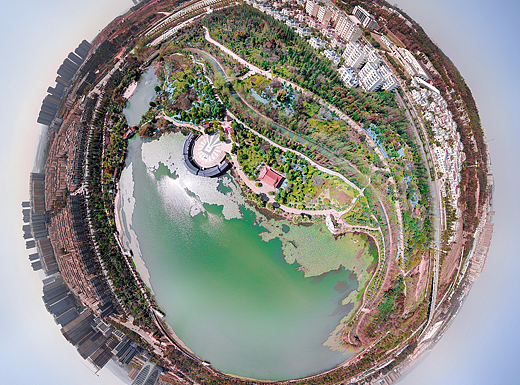 全景航拍 - 昆明洛龙公园（个人主页-ZMjI4MDQzNDA=） - 风光摄影 - 站酷设计师einea原创素材 - 站酷ZCOOL