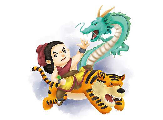 手绘插画《弟子规》