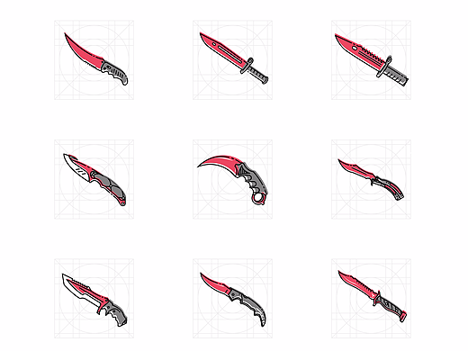 《CSGO》各类刀型ICONS