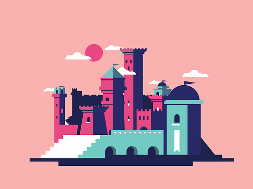 AI插画练习+动效