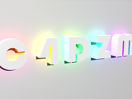 PS 3D字 个人练习