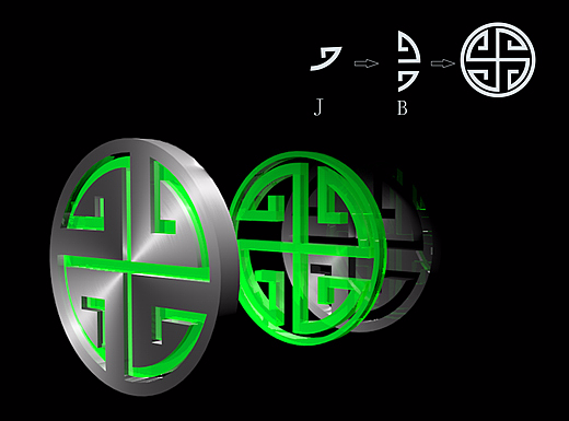 博郡汽车品牌LOGO设计