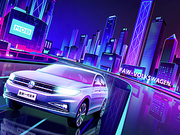 大众全新一代宝来海报设计