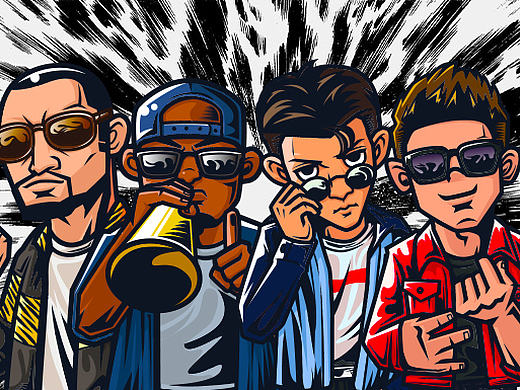 中国有嘻哈制作人x4