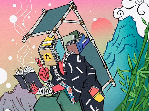 2017淘宝造物节-108神店插画