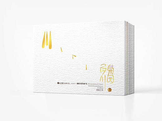 百川菊园菊花茶礼盒包装设计
