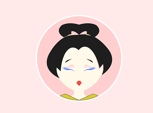 UI/UXD 扁平图标设计_和风
