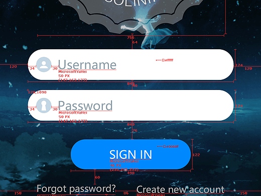 APP标注（个人主页-ZMjI0NDE0MjA=） - APP界面 - 站酷设计师ww王五原创素材 - 站酷ZCOOL