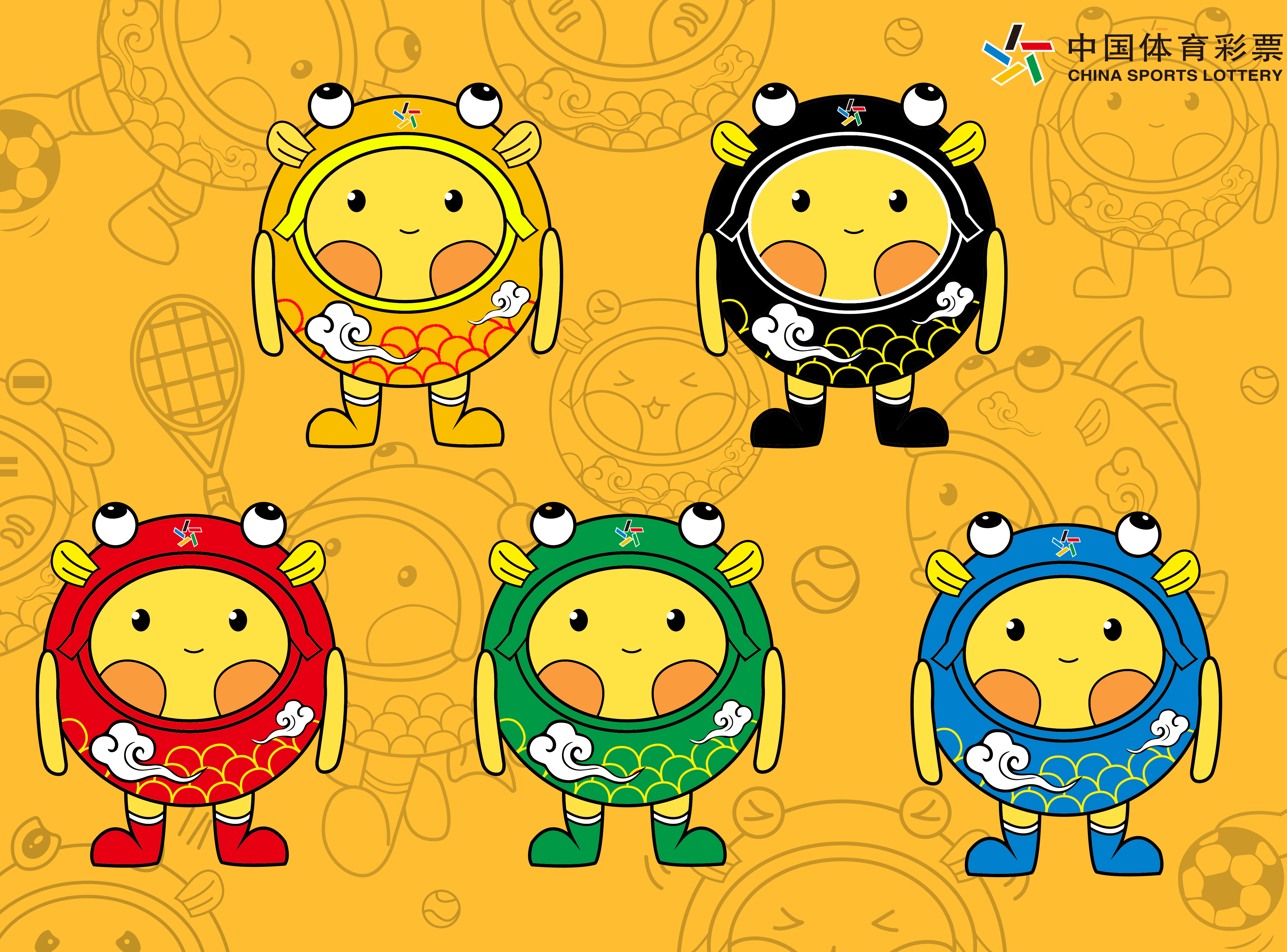 中国体育彩票吉祥物金豆豆