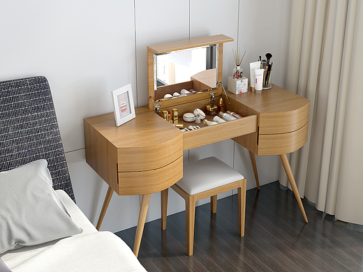 梳妝臺（個人主頁-ZMzgwNTg5NDg=） - 藝術插畫 - 站酷設計師123r木頭人原創(chuàng)素材 - 站酷ZCOOL