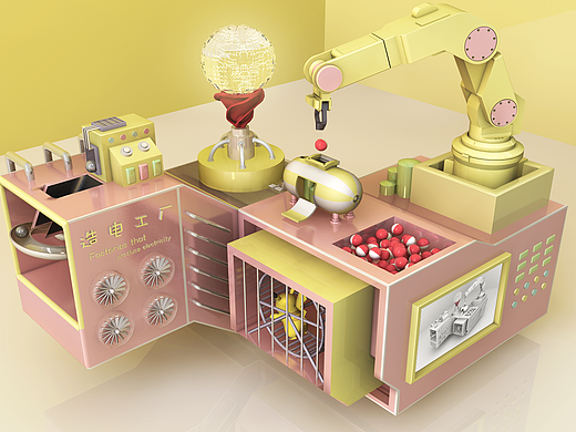 C4D造电工厂（个人主页-ZMjIyNDc4NTY=） - 场景 - 站酷设计师月白丶原创素材 - 站酷ZCOOL