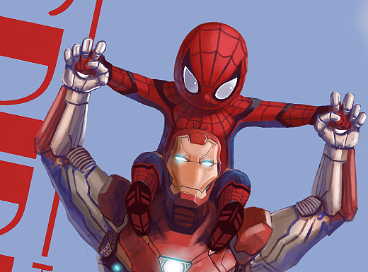 钢铁爸爸带我飞（个人主页-ZMjM4NjQ1OTI=） - 商业插画 - 站酷设计师陳六歲原创素材 - 站酷ZCOOL