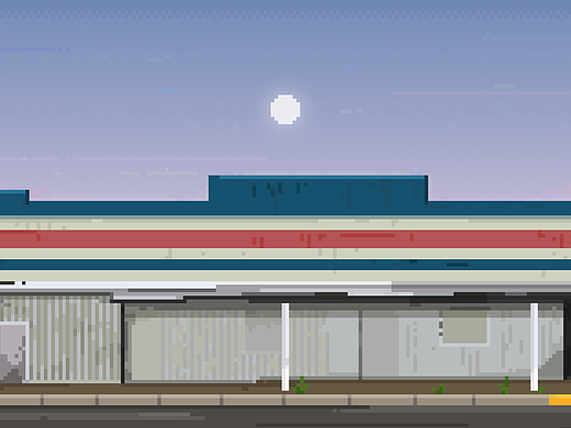 像素风景小练习（个人主页-ZMjI3Mjc2MDg=） - 像素画 - 站酷设计师高兴HXXOOXX原创素材 - 站酷ZCOOL