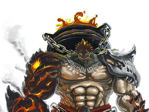 游戏概念设计-上古炎神（个人主页-ZMjYwMzczNTI=） - 概念设定 - 站酷设计师pen39原创素材 - 站酷ZCOOL