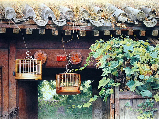 水彩胡同系列（部分作品）
