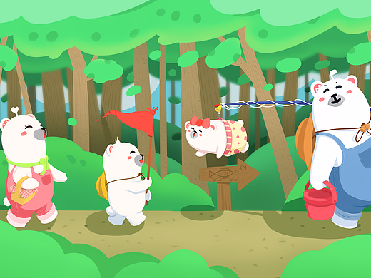 Midea Family —— 我们这一家。（个人主页-ZMzUyMzcwMTI=） - 图案 - 站酷设计师总吃饭饭总原创素材 - 站酷ZCOOL