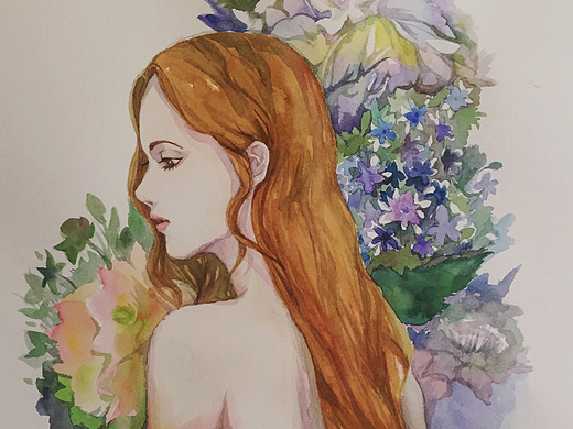 水彩插画（个人主页-ZMjMwMDYyOTI=） - 创作习作 - 站酷设计师krystlezhong原创素材 - 站酷ZCOOL