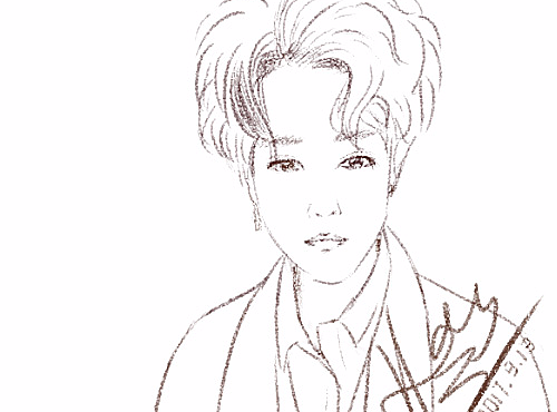 手绘人物插画