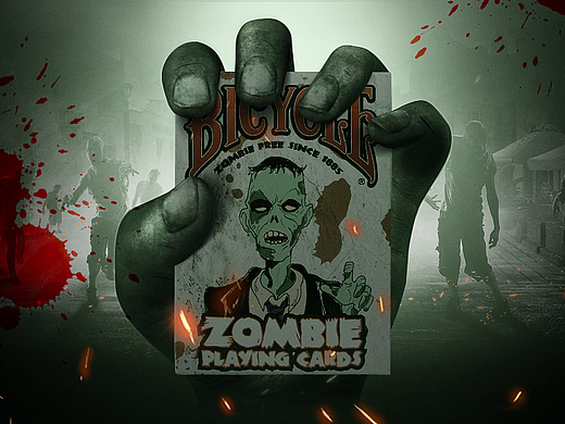 Bicycle丧尸扑克牌