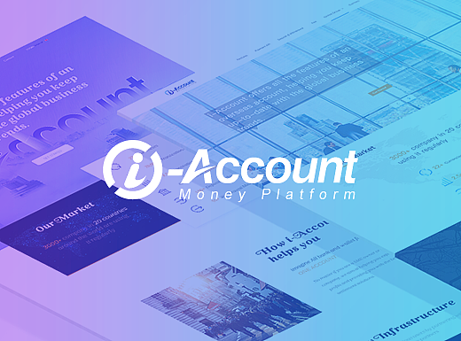 i-Account企业官网练习稿（个人主页-ZMjI0ODEwMzI=） - 企业官网 - 站酷设计师是一朵花花花原创素材 - 站酷ZCOOL