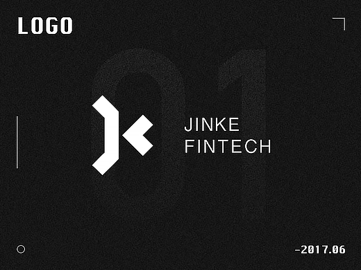 金窠金融科技公司LOGO设计 JK