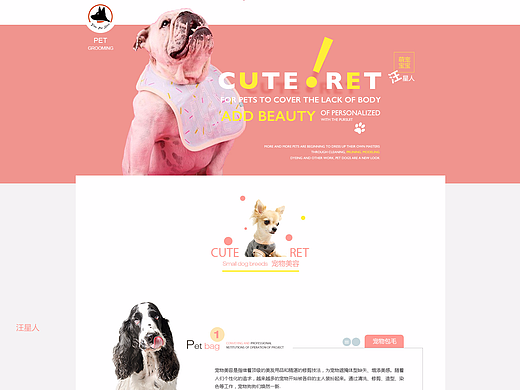 美美寵物醫(yī)院（個人主頁-ZMjM4MjgwNzI=） - 企業(yè)官網(wǎng) - 站酷設(shè)計(jì)師白八爺原創(chuàng)素材 - 站酷ZCOOL