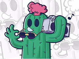 C&A 八零年代复古主题：沙漠中自嗨的仙人掌君！