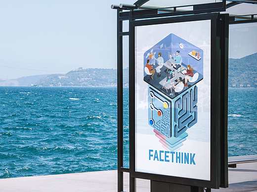 FaceThink主题海报设计