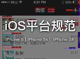 iphone5/iphone5S/SE UI设计界面规范 iphone尺寸 微信