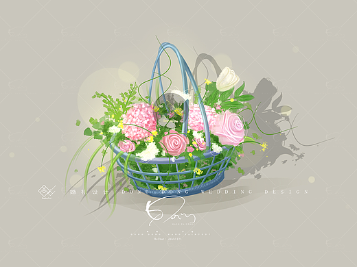 咚咚婚礼手绘陪你过七夕