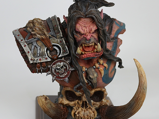 魔獸世界 地獄咆哮 涂裝完成品（個(gè)人主頁(yè)-ZMjMyMjY5MjA=） - 手辦/模玩 - 站酷設(shè)計(jì)師老鳥(niǎo)Studio原創(chuàng)素材 - 站酷ZCOOL