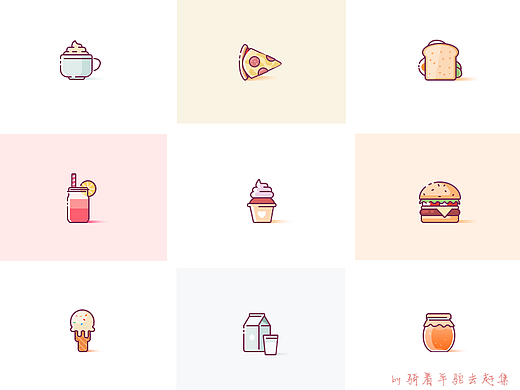 设计师是个小吃货~（个人主页-ZMjIzNTY2Njg=） - 图标 - 站酷设计师骑着羊驼放风筝原创素材 - 站酷ZCOOL