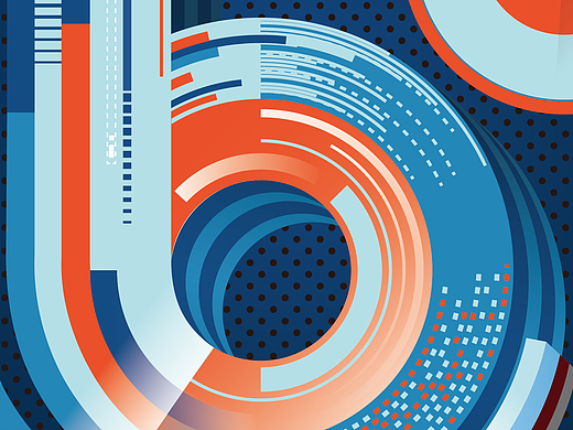 LIVE 字体练习 | 动感之数