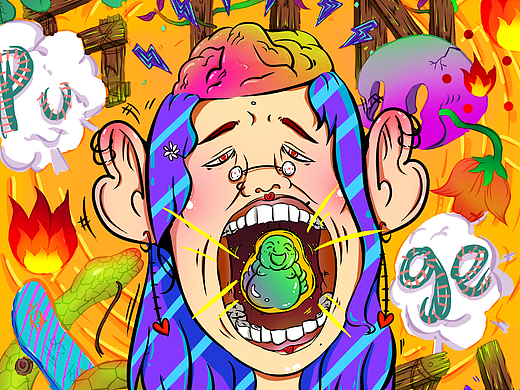 《自我》插画以及衍生品