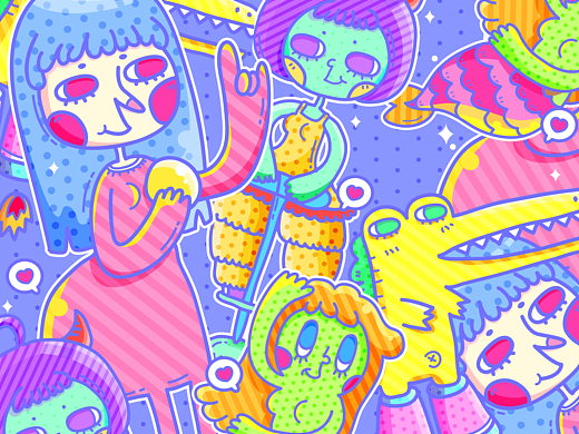 《画点有趣的》T恤插画