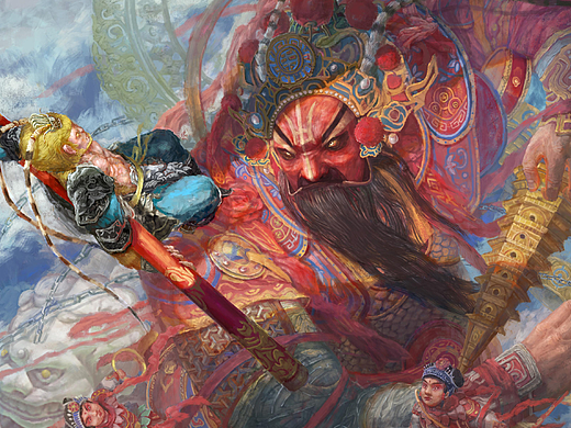 《齐天意未宁》步骤详细分解图