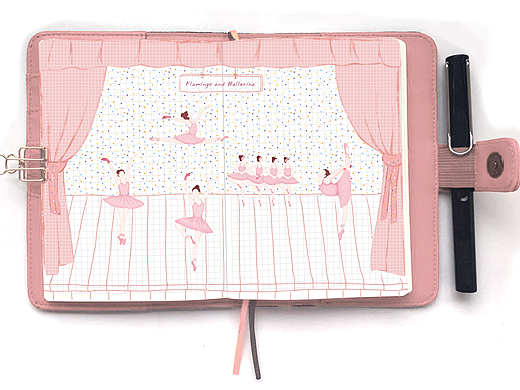 《Flamingo and Ballerina》（个人主页-ZMjMxNjI5OTI=） - 商业插画 - 站酷设计师烨未虹原创素材 - 站酷ZCOOL