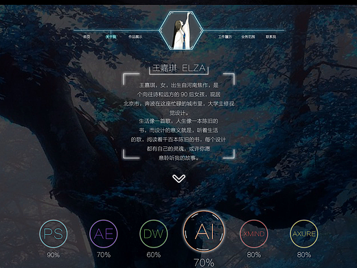 个人网页制作