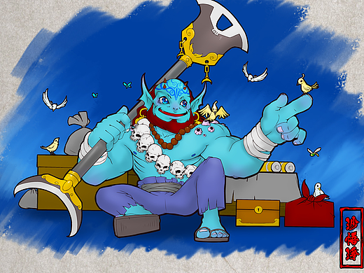 随笔插图小说《猪八戒的寒冬》